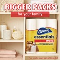 Cleaning & Janitorial Supplies | Charmin 80372099 Essentials Strong 1-Ply Septic Safe Bathroom Tissue - White (36/Carton) image number 6