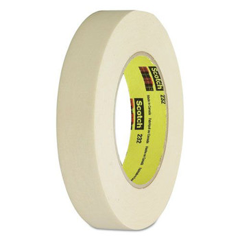 Scotch 24 mm x 55 m 3 in. Core High-Performance Masking Tape - Tan (1-Roll)