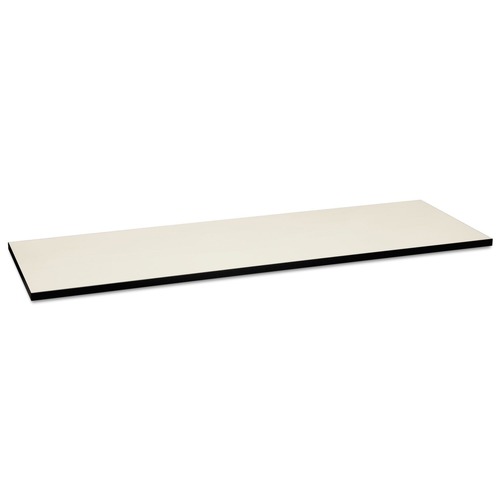 Office Desks & Workstations | HON HMT2472G.N.B9.P Huddle Flat Edge 72 in. x 24 in. Rectangular Table Top - Silver Mesh/Black image number 0