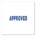 Office Jansan | Universal UNV10043 Pre-Inked One-Color Approved Message Stamp - Blue image number 4