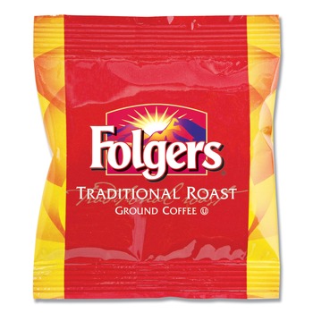 Folgers 2550063006 2 oz. Traditional Roast Ground Coffee Fraction Packs (42/Carton)