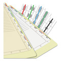 Dividers & Tabs | Tabbies 54520 11 in. x 8.5 in. Medical Chart Index Divider Sheets - White (400/Box) image number 1