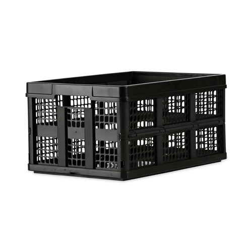 Office Jansan | Universal UNV40015 20.13 in. x 14.63 in. x 10.75 in. Letter Filing/Storage Tote - Black image number 0