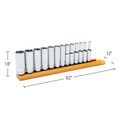  | GearWrench 80304 13-Piece 6-Point Deep Metric 1/4 in. Drive Socket Set image number 9