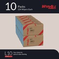 Cleaning & Janitorial Supplies | WypAll 05123 L10 9.1 in. x 10.25 in. Windshield Towels - Light Blue (224/Pack, 10 Packs/Carton) image number 2