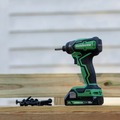 Impact Drivers | Metabo HPT WH18DDXSM 18V MultiVolt Brushless Sub-Compact Lithium-Ion Cordless Impact Driver Kit with 2 Batteries (2 Ah) image number 10