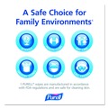 Hand Wipes | PURELL 9020-4M 5 in. x 7 in. Individually Wrapped Sanitizing Hand Wipes - Unscented, White (4000/Carton) image number 3
