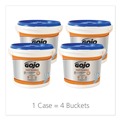 Cleaning & Janitorial Supplies | GOJO Industries 6298-04 Fast Towels 6.93 in. x 7.93 in. Hand Cleaning Towels (4/Carton) image number 3