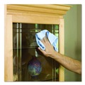 Cleaning & Janitorial Supplies | Rubbermaid Commercial FGQ63000BL00 Executive Series Hygen 16 in. x 16 in. Microfiber Glass Cleaning Cloths - Blue (12/Carton) image number 8