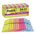 Sticky Notes & Post it | Post-it Notes Super Sticky 654-24SSJOY-CP 3 in. x 3 in. Note Pads - Summer Joy Collection Colors (24/Pack) image number 0