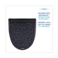 Cleaning & Janitorial Supplies | Boardwalk BWKUMBB 17.5 in. x 20 in. 2.0 Rubber Urinal Mat - Black (6/Carton) image number 3