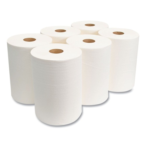 Paper Towels and Napkins | Morcon Paper M610 10 in. x 500 ft. 1-Ply TAD Roll Towels - White (6 Rolls/Carton) image number 0