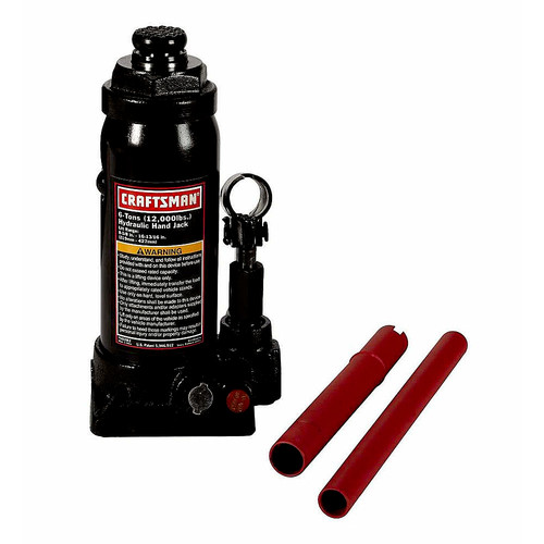 Hydraulic Jacks | Craftsman 950282 6 Ton Hydraulic Bottle Jack image number 0