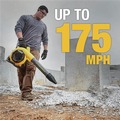 Handheld Blowers | Dewalt DCBL770X1 60V MAX Cordless Handheld Lithium-Ion Brushless Blower (3 Ah) image number 3