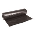 Trash Bags | Boardwalk H8046HKKR01 Low-Density 45 Gallon 0.6 mil 40 in. x 46 in. Waste Can Liners - Black (25 Bags/Roll, 4 Rolls/Carton) image number 0