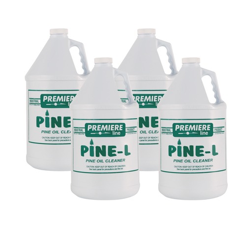 Cleaning & Janitorial Supplies | Fresquito KES PINE-L 1 gal. Bottle Premier Pine L Cleaner/Deodorizer - Pine Oil (4/Carton) image number 0