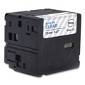 Labels | Brother P-Touch BTAG133 0.47 in. x 13.1 ft. Genuine P-Touch BTAG Label Tapes - Blue on Clear image number 5