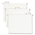  | U Brands 2104U00-01 Desktop Fashion Filing Set - Rose Gold/Letter-Size (10-Piece/Kit) image number 2