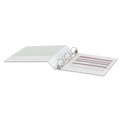 Office Jansan | Universal UNV20972 Economy 1.5 in. Capacity 11 in. x 8.5 in. Round 3-Ring View Binder - White image number 3