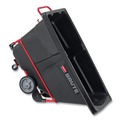 Utility Carts | Rubbermaid Commercial FG130500BLA 1/2 cu-yd. 850 lb. Capacity Rotomolded Rectangular Plastic Tilt Truck (Black) image number 5
