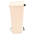 Trash & Waste Bins | Rubbermaid Commercial FG614500BEIG 18 Gallon Polyethylene Step-On Receptacle - Beige image number 1