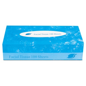 GEN GENFACIAL30100B 100-Sheet Boxed 2-Ply Facial Tissue - White (30 Packs/Carton)