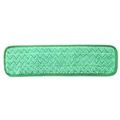 Cleaning Brushes | Rubbermaid Commercial FGQ41200GR00 18.5 in. x 5.5 in. Microfiber Dust Pad - Green (12/Carton) image number 1