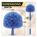 Dusters | Gritt Commercial GRI1083PK Cobweb/Corner Duster Brush with 20 in. Pole (3/Kit) image number 1
