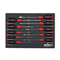 Screwdrivers | Wiha Tools 30280 (10-Piece) SoftFinish Cushion Grip Screwdriver Tray Set image number 1