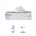 Disposable Gloves | Boardwalk BWK361SBX 3.6 mil 9.5 in. Long Powder-Free Exam Vinyl Gloves - Small, Clear (100/Box) image number 5