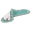 Bulk Savings Pricing 2 | Rubbermaid Commercial HYGEN FGQ42600GR00 24w x 9d HYGEN Microfiber Fringed Dust Mop Pad - Green image number 1