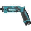 Right Angle Drills | Factory Reconditioned Makita DF012DSE-R 7.2V Lithium‑Ion 1/4 in. Cordless Hex Driver‑Drill Kit with Auto‑Stop Clutch (1.5 Ah) image number 3