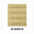 Percentage Off | Rubbermaid Commercial FG425300YEL 14 in. x 16.5 in. 12 oz. Over-The-Spill Pad Tablet (25/Pack) image number 3