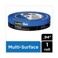 Office Jansan | 3M 2090 Original 0.94 in. x 60 yards Multi-Surface Painter's Tape - Blue (1 Roll) image number 2