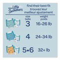 Cleaning & Janitorial Supplies | Kimberly-Clark 18342 24 lbs. to 34 lbs. Little Swimmers - Size 4/Blue (8/Carton) image number 1