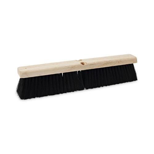  | Boardwalk BWK20618 3 in. Black Medium Weight Polypropylene Bristle 18 in. Floor Brush Head image number 0