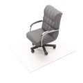Office Jansan | Floortex ER1113423ER 48 in. x 53 in. Cleartex Ultimat Polycarbonate Chair Mat for Low/Medium Pile Carpet - Clear image number 5