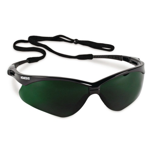 Eye Protection | Ansell 25671 V30 Nemesis Nylon/Polycarb Safety Eyewear - Black Frame/IRUV 5 Lens image number 0