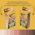 Markers | Crayola 58-7810 Colors of the World Fine Bullet Tip Washable Markers - Assorted Colors (24/Pack) image number 8