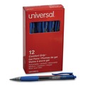 Universal UNV39913 Comfort Grip Medium 0.7mm Retractable Gel Pen - Blue (12-Piece) image number 0