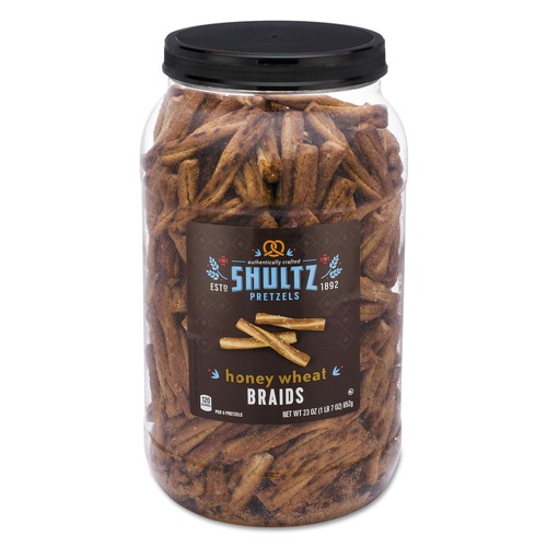 Food Service | Dolcetto 6270 1.44 oz Pretzels Tub - Honey Wheat image number 0