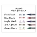Pens | uni-ball 61234PP Bold Conical Tip Refill for Vision Elite Roller Ball Pens - Assorted Ink Colors (2/Pack) image number 6
