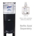 Labor Day Sale! Save $30 off $199! | PURELL 7216-DS 1200 ml 13.5 in. x 5 in. x 28.5 in. ES6 Hand Sanitizer Floor Stand with Dispenser - Graphite/Silver image number 2