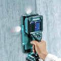 Stud Sensors | Makita DWD181R1J 18V LXT Lithium‑Ion Cordless Multi‑Surface Scanner Kit with Interlocking Storage Case (2 Ah) image number 11
