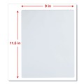  | Universal UNV84624 9 in. x 11.5 in. 5 mil Laminating Pouches - Gloss Clear (100/Pack) image number 5