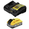 Batteries | Dewalt DCBP520C 20V MAX XR POWERSTACK 5 Ah Lithium-Ion Battery and Charger Kit image number 0