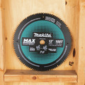 Miter Saw Blades | Makita B-67000 12 in. 100T Carbide-Tipped Max Efficiency Miter Saw Blade image number 5