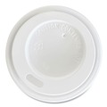 Bulk Savings Pricing 2 | Boardwalk BWKHOTWH4 Plastic Hot Cup Lids Fits 4 oz. Cups - White (1000/Carton) image number 2