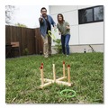 Office Jansan | Champion Sports QS1 Plastic/Wood Ring Toss Set - Assorted Colors (9-Piece/Set) image number 7