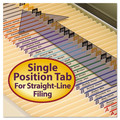 Office Jansan | Smead 14513 Two-Fastener Folders Top Straight Tabs - Letter, Manila (50/Box) image number 3
